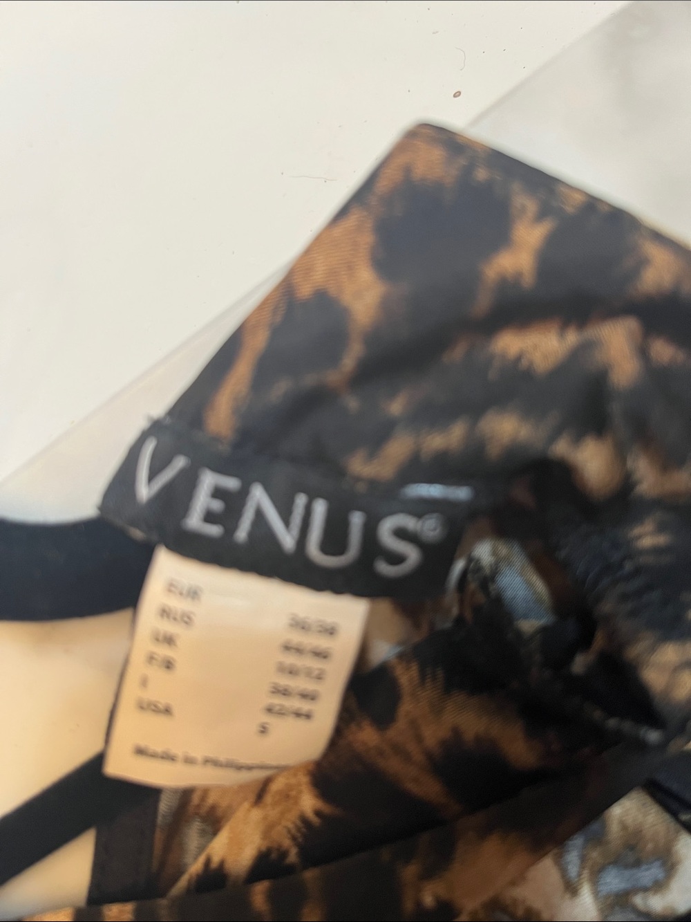 VENUS Pink and Black Leopard-Print Long Sleeve Drape Top Bundle - Picture 4 of 4